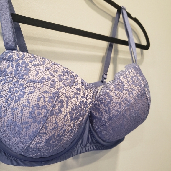 FURLOUGH SALE Victoria's Secret Lined Demi Lace Bra - Sz 32DDD US - Picture 2 of 8